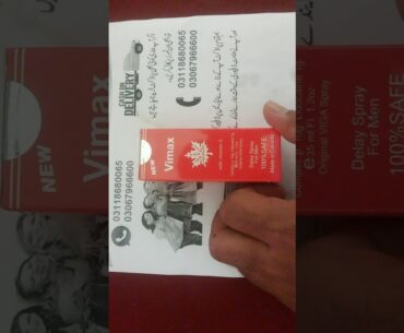 New Vimax With Vitamin E | Delay Spray For Men 100%SAFE Made in Canada