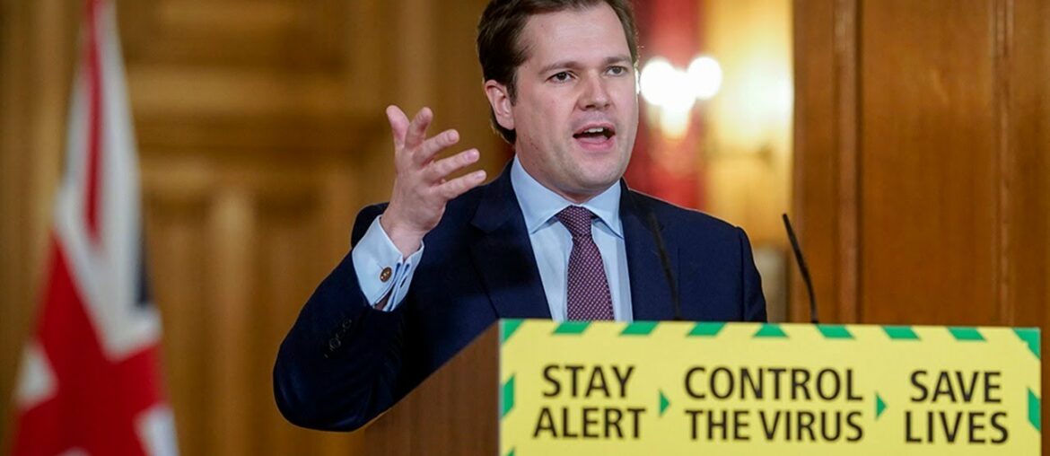 Watch again: Robert Jenrick gives daily Covid-19 update