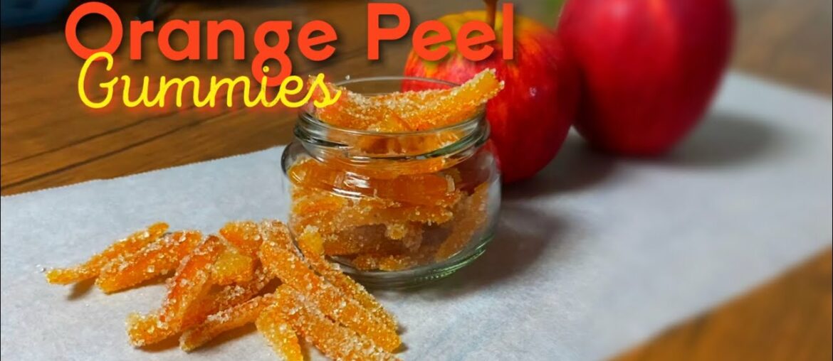 Orange Candy Made from Orange Skins | Vitamin C Candy