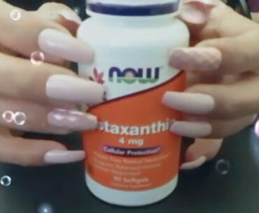 ASMR Relaxing Sounds ! (whispering) Tapping Vitamins & Supplements | Satisfying ASMR Video 07