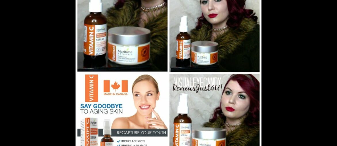 Unboxing Review of Maritime Naturals Vitamin C Serum & Retinol Moisturizer
