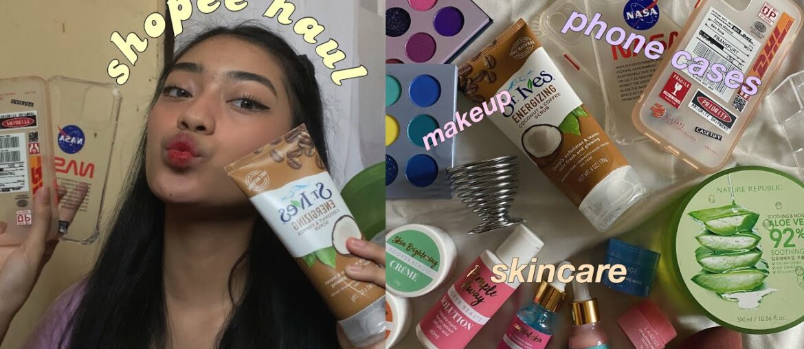 SHOPEE HAUL [skincare,makeup,etc.]