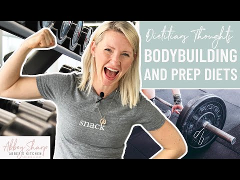 Dietitians HONEST Thoughts about BODYBUILDING and Female Fitness Competition PREP DIETS!