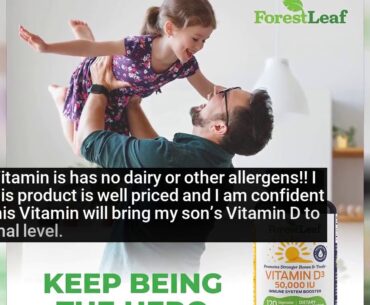 [REVIEW] Vitamin D3 50,000 IU Weekly Supplement - 120 Vegetable Capsules - Helps Boost and Stre...