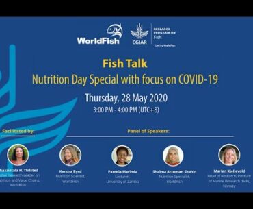 Fish talk: Nutrition Day Special with focus on COVID-19