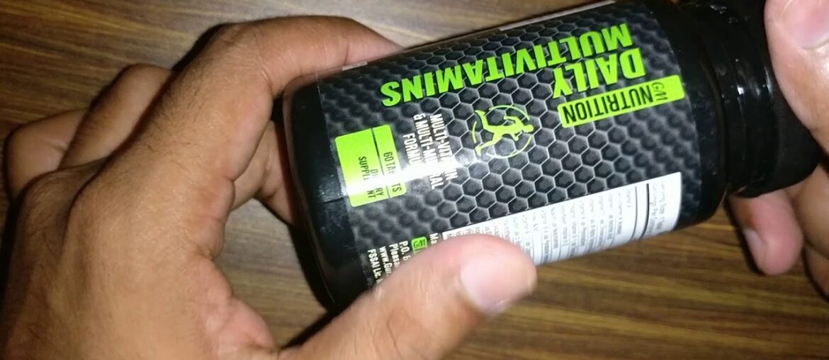 Unboxing of Guru Mann Multivitamin/ GM Nutrition