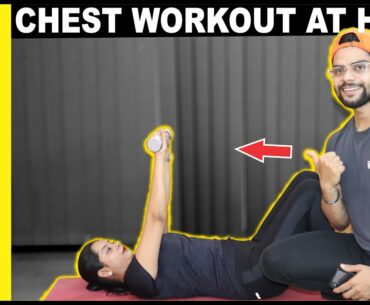 COMPLETE UPPER BODY CHEST WORKOUT FOR GIRLS | FOR BEGINNERS | BY YOGRATNAM