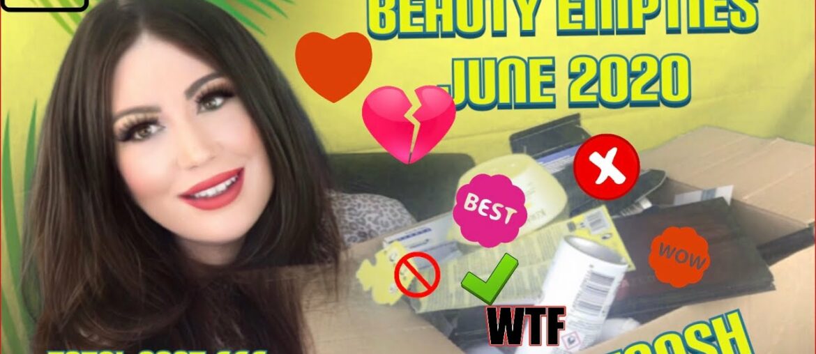 Beauty Empties June 2020