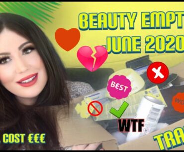 Beauty Empties June 2020
