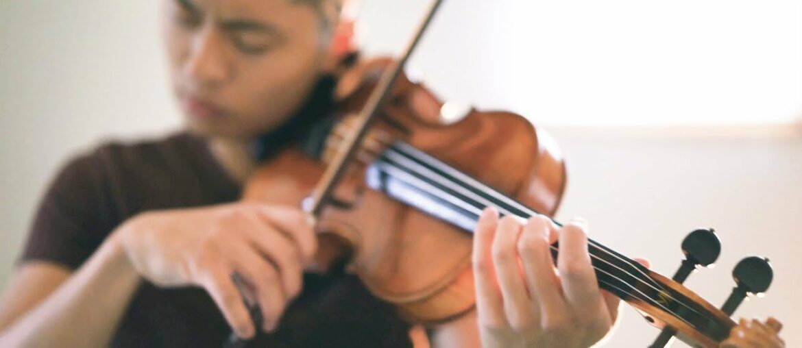 What A Beautiful Name - Hillsong - Violin cover by Daniel Jang