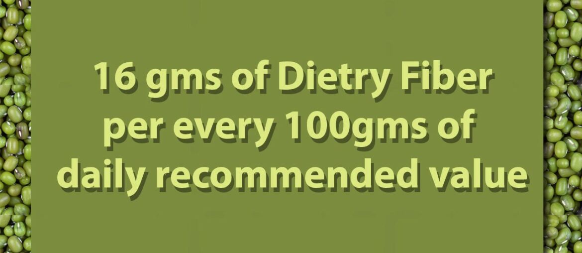 Mung Bean Sprouts - Green Gram Health Benefits and its nutritional value