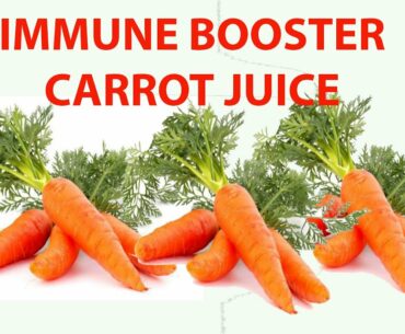 Carrot Juice | A Refreshing HEALTH DRINK | To BOOST YOUR IMMUNITY | Natural Vitamin-A Drink