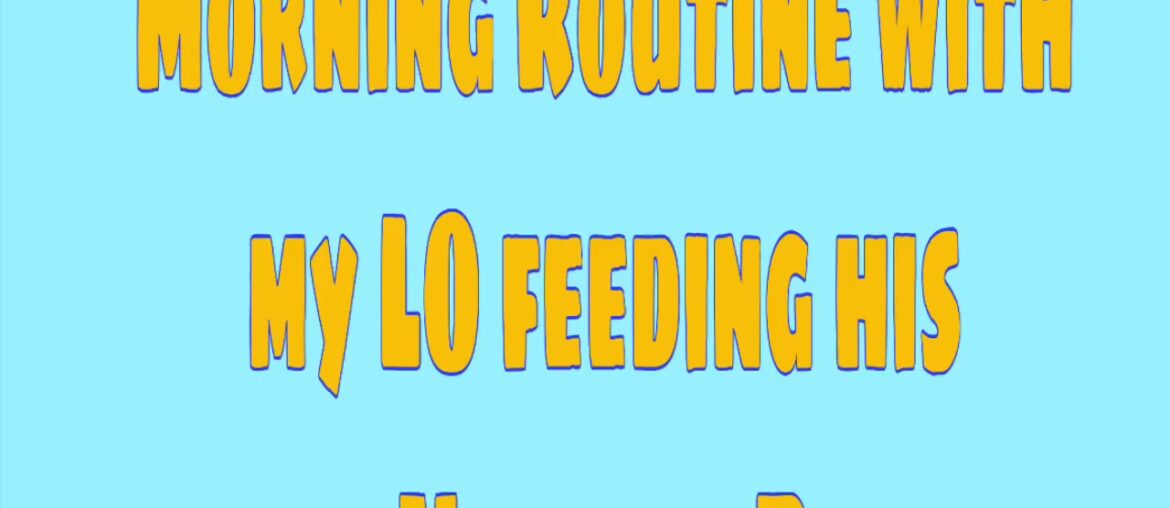 How do I give my Baby vitamins| My Morning Routine with my Baby