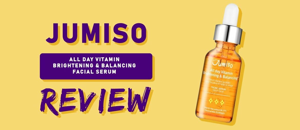 JUMISO All Day Vitamin Brightening & Balancing Facial Serum Review
