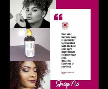 Vitamin c miracle soap for flawless beautiful skin