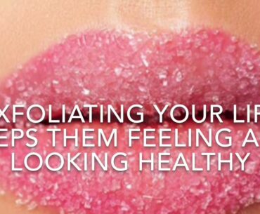 Honey and lemon lips sugar scrub - DIY in under 3 minutes