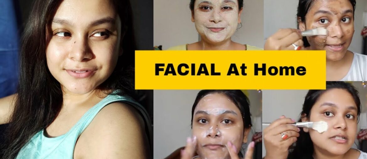 FACIAL AT HOME Oily Skin Dry Skin Combination Skin #Beginners #SKINCARE TIPS & TRICKS #Beauty #Hacks