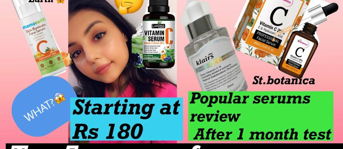 Ranked top 5 serums|how to choose serums for every skin |affordable serums VIDEO| vitamin C serums|