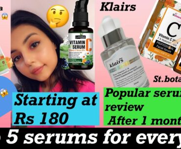 Ranked top 5 serums|how to choose serums for every skin |affordable serums VIDEO| vitamin C serums|