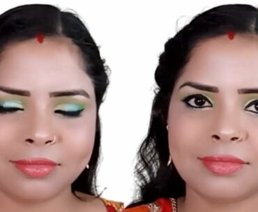 Mint Green Eye Makeup Tutorial