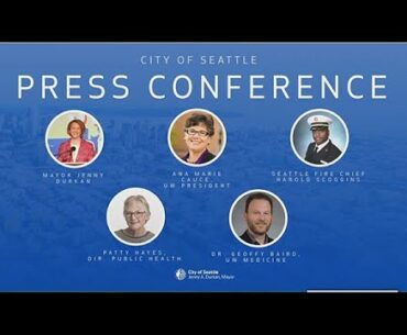 Mayor Jenny Durkan announces free citywide COVID-19 testing