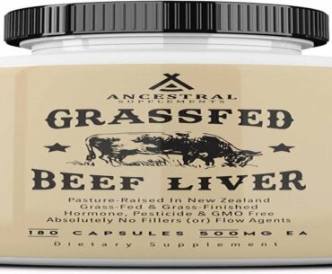 Ancestral Supplements Grass Fed Beef Liver desiccated  Natural Iron Vitamin A B12 for Energy 1