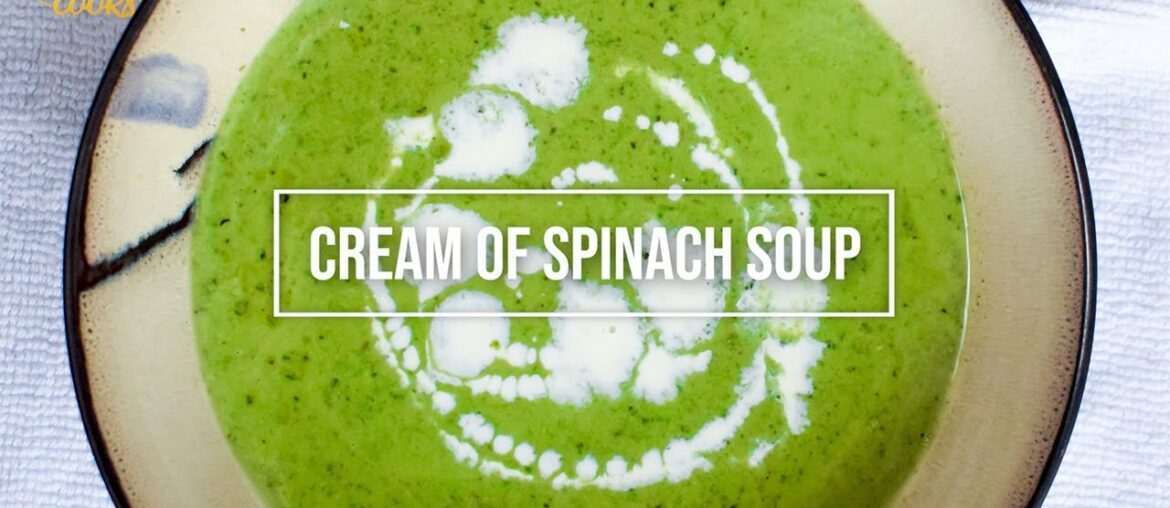 How to make Cream of Spinach Soup | Palak ka Soup | Healthy & Tasty
