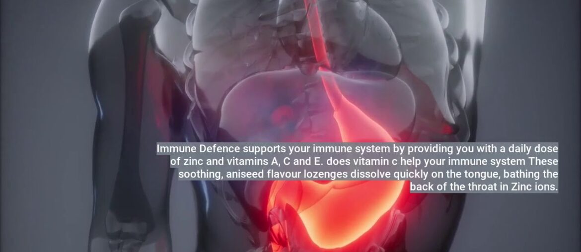 Immune Defence  - does vitamin c help your immune system