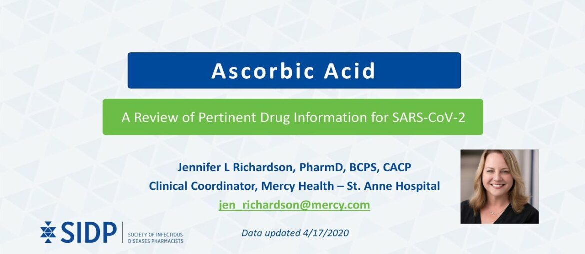 Ascorbic Acid: Evidence-Based Health Information Related to COVID-19