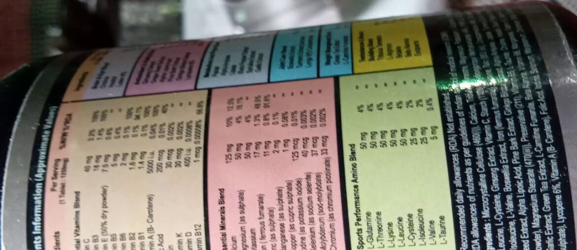 Vest mutivitami ,Naturyz men's sport, for health  supplement,