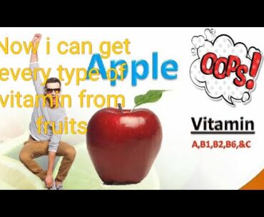 Fruits name and vitamins found in every fruit