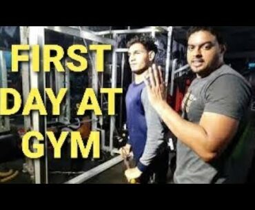 First Day at GYM |  Full body workout for beginners in hindi |Bhiwadi fitness club | 2020