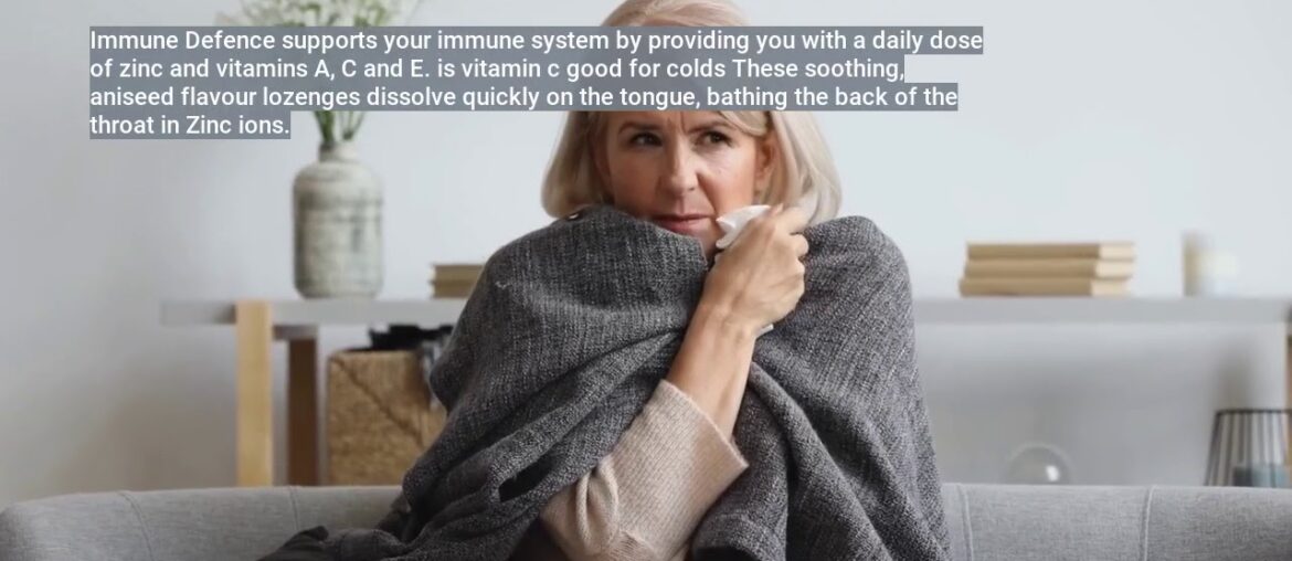 Immune Defence  - is vitamin c good for colds