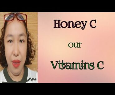 Vitamins C - Honey C orange flavor
