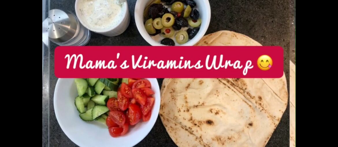 Mama’s Syrian Vegetarian Vitamins Wrap