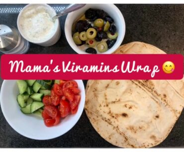 Mama’s Syrian Vegetarian Vitamins Wrap