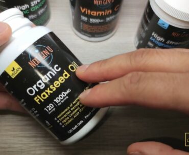 NextGenU Organic Flaxseed oil, High Strength Zinc Gluconate, Magnesium, Vitamin C Tablet (Review)