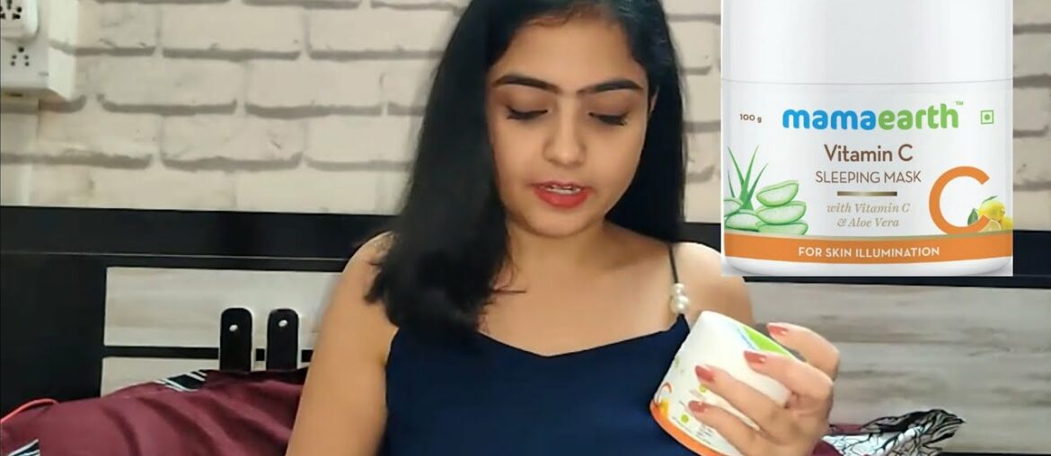 Mamaearth vitamin c sleeping mask Review | Chitra Asnani
