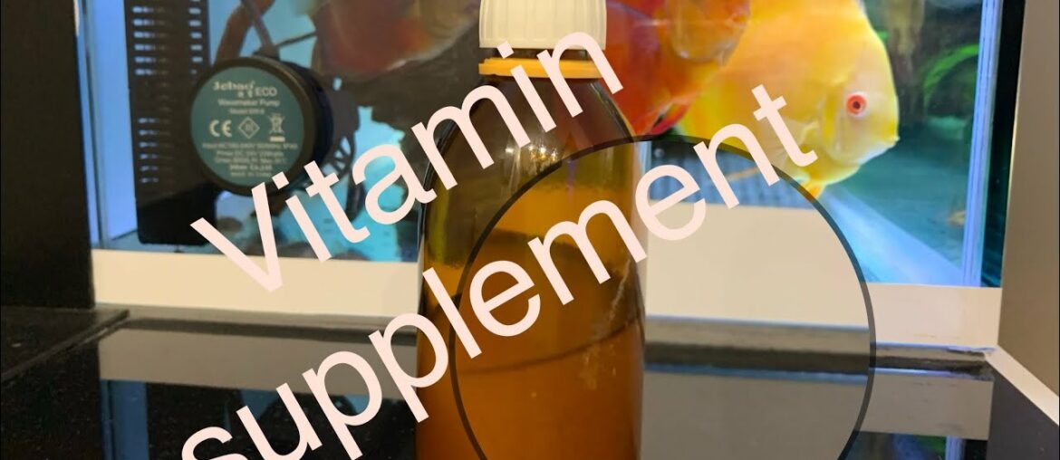 Discu food with vitamin supplement