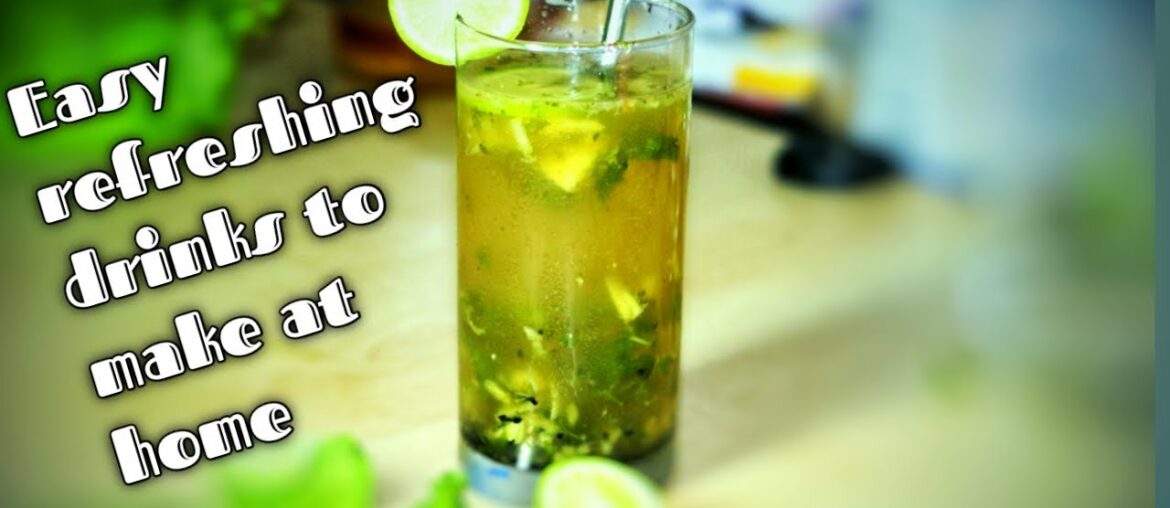 Ginger lemon mint juice | Coronavirus immunity booster juice recipe | Easy refreshing drink homemade