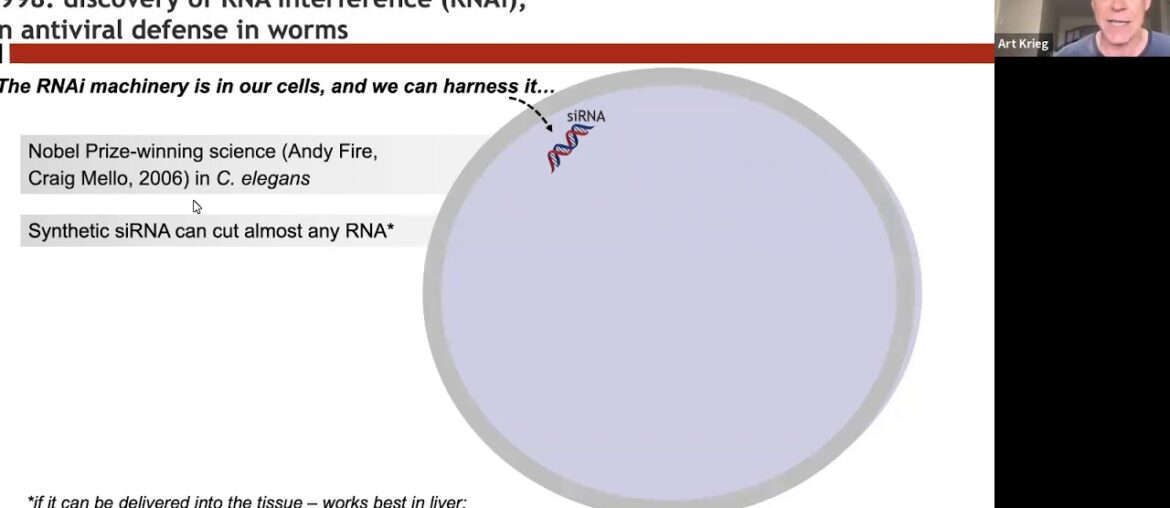 Arthur Krieg - How the Science of Oligonucleotide Therapeutics can defeat Covid-19 - June 6, 2020