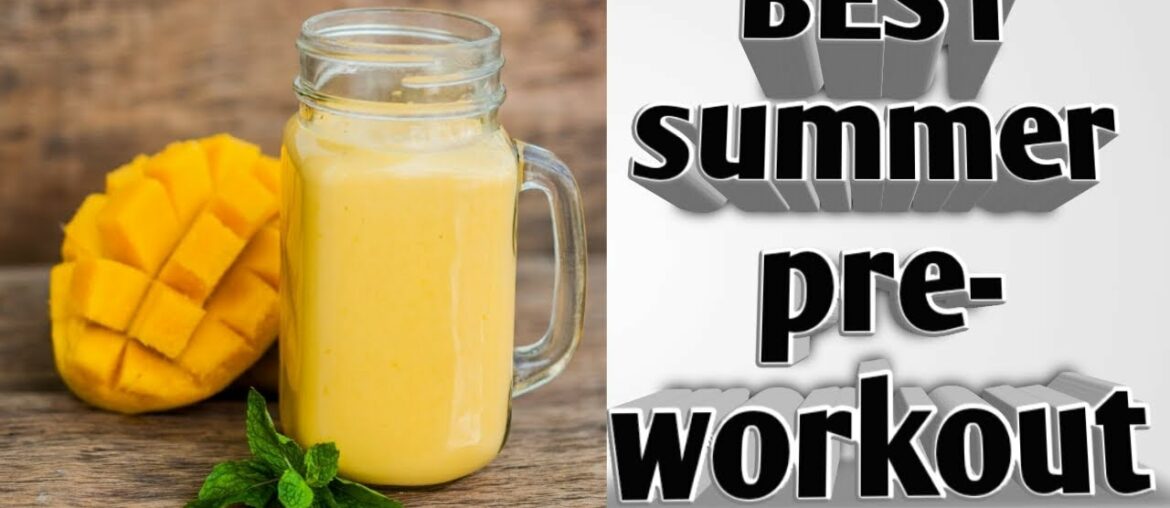 mango smoothie for weight gain // muscle building