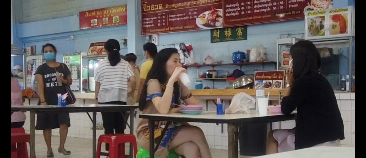 Office Workers' Lunch Time in Bangkok, no more COVID19??