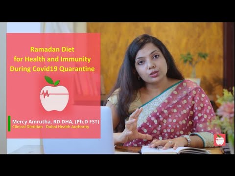 Covid19: Ramadan Diet for Health and Immunity
