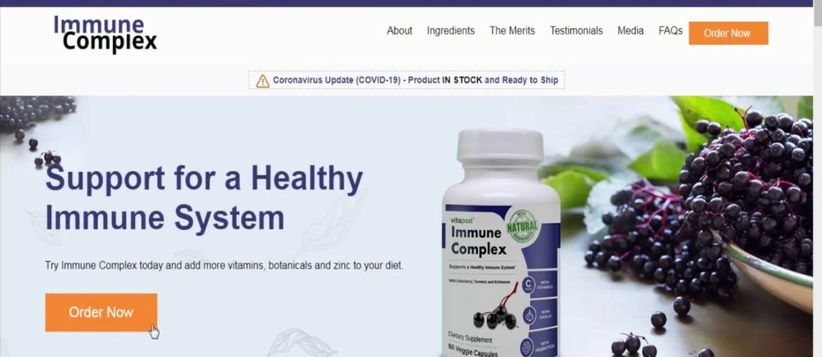 Immune Complex - Support for a Healthy Immune System - General Health, Health & Wellbeing, Nutra