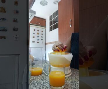 OUR FRESH  ORANGE JUICE ( VITAMIN C) IN THE MORNING