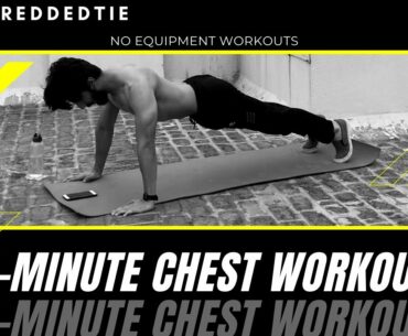 5 MIN BEST CHEST HOME WORKOUT | NO EQUIPMENT | FOLLOW ALONG