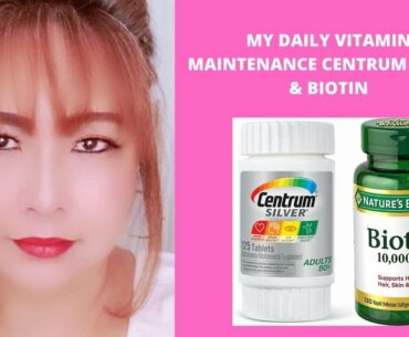 MY DAILY VITAMIN MAINTENANCE CENTRUM SILVER & BIOTIN