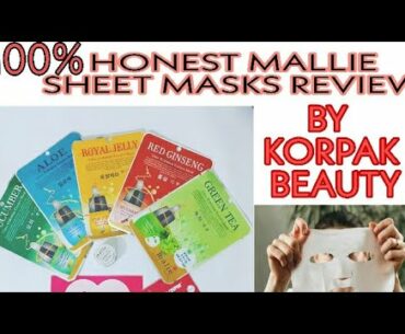 KORPAK BEAUTY SHEET MASKS  & WHITENING CREAM REVIEW