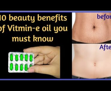 Important Benefits of Vitamin-E Oil Capsules Evion-400 On Skin|Mona S Beauty Hub